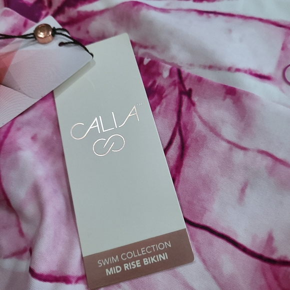 NWT CALIA by Carrie Underwood Pink Magenta Tie-dye Full Coverage Bottom XL - Picture 8 of 12